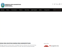 Tablet Screenshot of karangpatihan.com